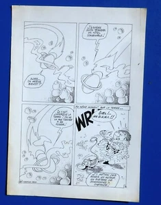 MONZON. Planche originale n°4. O-ROK publiée dans TARTINE n°368. 26,5 x 38 cm - Imagen 1 de 1