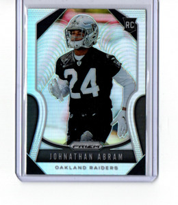 2019 Panini Prizm Prizms #319 Johnathan Abram - NM-MT