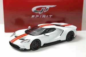 FORD GT 2017 BLANCO HELADO ROJO LANES SPIRIT GT097 1/18 RESINA 1500 PIEZAS - Imagen 1 de 7