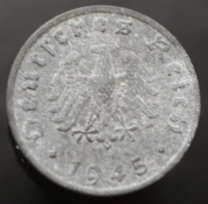 1 Reichspfennig 1945 F - Germany Zinc Coin KM # A103 ALLIED OCCUPATION - #R487 - Picture 1 of 4