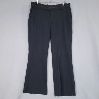 Pantalones de vestir elásticos para mujer Mossimo tiro medio rectos negros talla 10 Foto 1 de 4