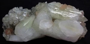 IMPRESIONANTES CRISTALES DE APOFILITA CON ARCOS DE ESTILBITA MINERALES ESPECÍMENES - Imagen 1 de 4