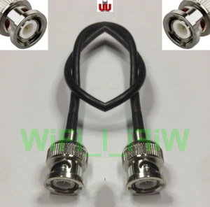 BNC Stecker auf BNC Stecker LMR100 RF Koaxialkabel Adapter NEU 1-20' montiert in den USA - Bild 1 von 1