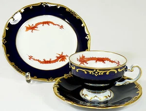 WEIMAR - Gedeck KAFFEEGEDECK Kaffeetasse - KATHARINA - KOBALT GOLD Mingdrache - Bild 1 von 6