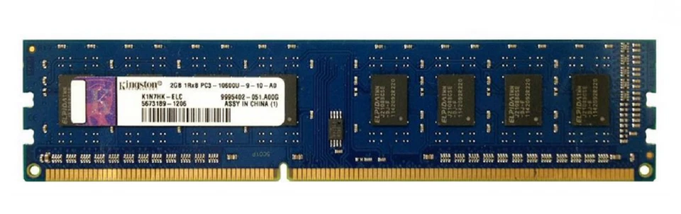 Kingston K1N7HK-ELC 2GB 1Rx8 PC3-10600U-9-10-A0 - Image 1 of 1