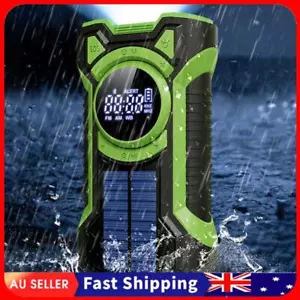 Solar AM/FM/NOAA Weather Radio Phone Charger Hand Crank Portable Emergency Radio - Picture 1 of 11