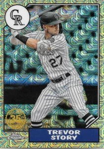  2022 TOPPS TREVOR STORY 1987 SILVER PACK MOJO - COLORADO ROCKIES - #T87C-21 - Picture 1 of 1