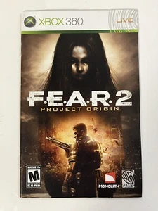 F.E.A.R. 2  Project Origin Manual Only (Microsoft Xbox 360) - Bild 1 von 2
