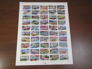 Estampillas postales de tarjetas de felicitación de Estados Unidos 34¢ 50 hoja MNH - Imagen 1 de 7