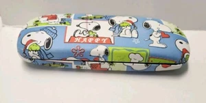 Snoopy Peanuts Glasses Case Hard Protector Sunglasses Storage - Picture 1 of 3
