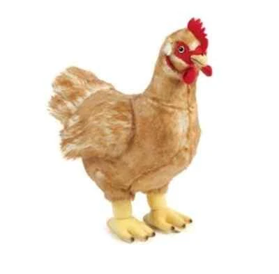 Huhn braun Plüschtier Stofftier Kuscheltier Plüsch H=34 cm Living Nature NEU - Bild 1 von 2