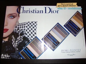 Vintage CHRISTIAN DIOR Beauty 2-Page Magazine PRINT AD 1992 ANGELIKA KALLIO Tyen - Bild 1 von 1