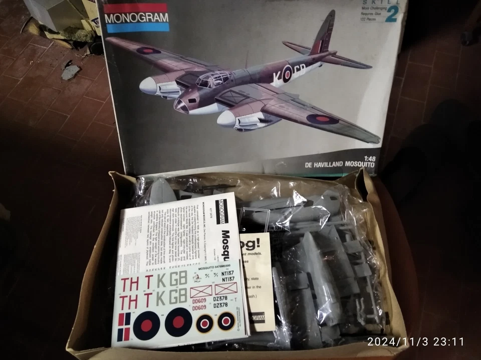 MONOGRAM 1/48- DE HAVILLAND MOSQUITO- NUOVO - Immagine 1 di 1