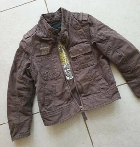 Next Boys Brown Army Jacket Age 3 Yrs - Picture 1 of 5