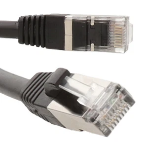 Outdoor External CAT6A Copper SSTP Network Cable 10 Gigabit Ethernet Patch Lot - Afbeelding 1 van 39