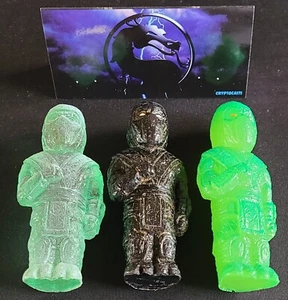 Lote de figuras MORTAL KOMBAT Cryptocurium esculturas de resina pintadas a mano limitadas - Imagen 1 de 4