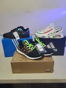 Adidas Ultraboost, NMD, Forum Größe 11,5 Herren Brandneu 3 Paar Posten $500+ UVP - Bild 1 von 9