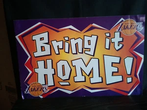 NBA Bring it Home! LA Lakers Poster Rückseite Film 11 x 17 Zoll - Bild 1 von 2