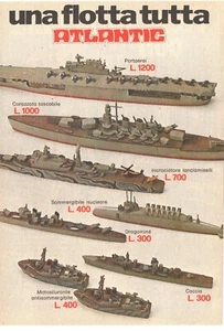 Soldatini Atlantic Flotta Pubblicità 1976 Italian Magazine Advertising 18x13 - Foto 1 di 1