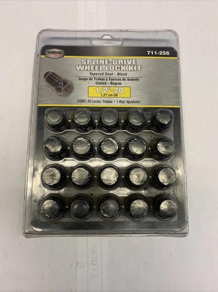 Kit de bloqueo de rueda Dorman Spline-Drive 711-256 negro sellado Foto 1 de 2