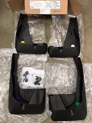 2016-2018 Toyota RAV4 Mudguard Kit PU060-42S16-P1 Genuine OEM 4 Pc Set Mud Flaps - Image 1 of 4