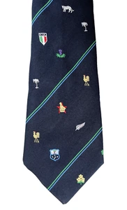 Rugby World Cup tie 1991 made by John Gould in Great Britain vintage 1990s sport - Picture 1 of 4