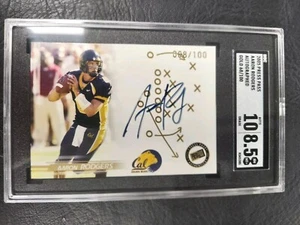2005 AARON ROGERS PRESS PASS RC68 /100 SGC 10 CERTIFIED ON AUTO GOLD 8.5 ON CARD - Picture 1 of 3