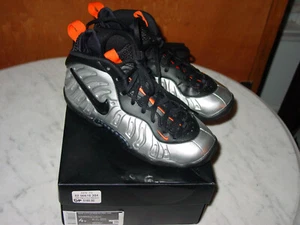 2020 Nike Air Foamposite Pro "Halloween" Flat Silver Youth Shoes! Size 4Y w/Box! - Picture 1 of 17