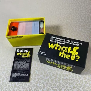 WTF? What The F**k - Adult 18+ Party Card Game Complete 2019 3+ Players - Picture 1 of 4