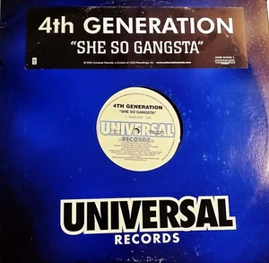 4th Generation-She So Gangsta 12" Single (Promo) Universal 2003 M/NM! - Picture 1 of 2