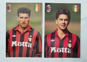 AC MILAN-CAMPIONATO 1991 92-12° SCUDETTO-LOTTO 2 CARTOLINE-C24-181 - Picture 1 of 1