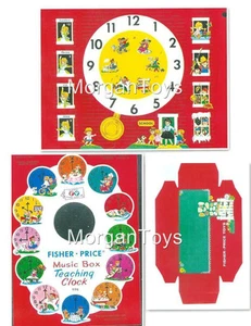 FISHER-PRICE ERSATZ LITHOS für #998 Spieluhr Großvater Lehruhr - Bild 1 von 4