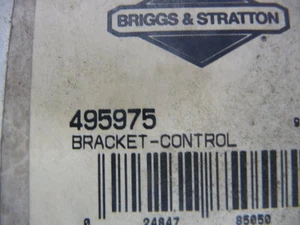 New Briggs and Stratton Control Bracket Part Number # 495975 - Picture 1 of 3