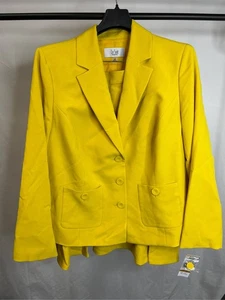Le Suit Damen Krepp 3-Knopf Jacke & Volantrock - Bild 1 von 4
