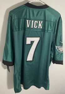 Nueva/etiqueta Nike NFL Philadelphia Eagles Michael Vick #7 Camiseta Talla 52 Verde Sobre Pie - Imagen 1 de 5