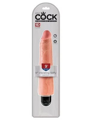 King Cock 9" Vibrador Rígido - Ligero Foto 1 de 2
