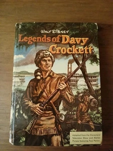1955 Legends of Davy Crockett from Walt Disney hardcover book  - Picture 1 of 13