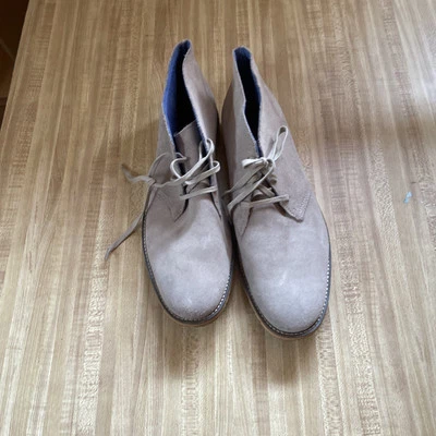 Botas al tobillo Skechers Mark Nason Chukka para hombre talla 13 beige zapatos con cordones Foto 1 de 4