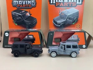 Matchbox Moving Parts 2024 Mercedes-Benz G580 - Lot of 2 - CUSTOM Wheel Swap - Picture 1 of 15