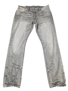 Polo Ralph Lauren Jeans Herren 35x32 Grau Varick Slim Straight Ash Grey Denim - Bild 1 von 13