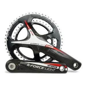 FSA K-Force Light BB386 Evo Crankset 175mm 53/39T 110BCD Hollow Carbon Road - Picture 1 of 17