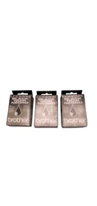 3 Original Brother Tintenpatronen mit Standardkapazität schwarz, Teilenummer LC-600BK - Bild 1 von 5