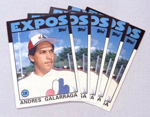 (5) Andres Galarraga 1986 Topps Traded Baseball ROOKIE NM RC Lot #40T - Bild 1 von 2