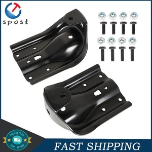 For 1988-1997 Chevy GMC K1500 4WD Rear Leaf Spring Shackle Bracket Repair Kit 2x - Picture 1 of 8