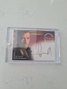 SCORPION KING 🦂 Autogrammkarte Steve Brand #A5 Inkworks 2002 Auto - Bild 1 von 2