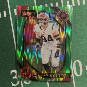2024 Panini Select Sam Hubbard Club Level Neon Green 030/499 Cincinnati Bengals - Picture 1 of 2
