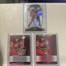 Jack Hughes (3) Card Rookie Lot 