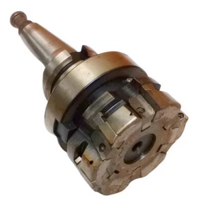 Sandvik RA-100 Wendbarer Planfräser 3,5 Zoll Durchmesser 6 Nuten mit Endfräser - Bild 1 von 3