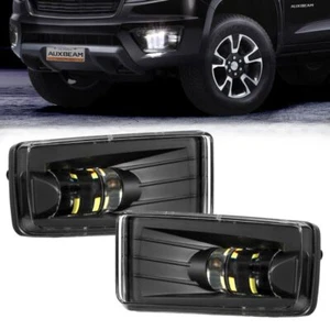 AUXBEAM Front LED Fog Lights For Chevy Silverado Suburban Avalanche Tahoe 07-17 - Picture 1 of 12
