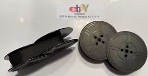 SMITH CORONA DEVILLE XT TYPEWRITER SPOOL RIBBON TO REWIND BLACK RED CORRECTION - Picture 1 of 4